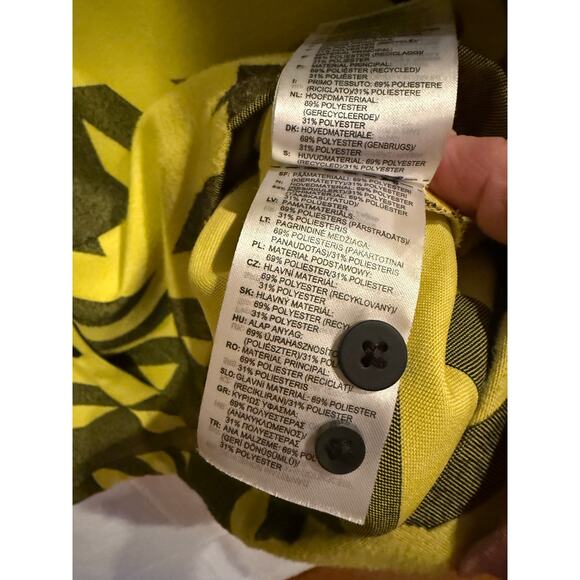 Adidas GD3963 R.Y.V. SHIRT Black / Bright Yellow Women's Size Small - Picture 8 of 10